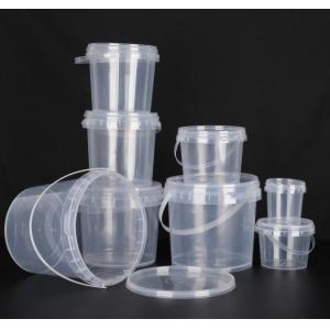 China Bucket Shaped Plastic Food Container With CAS/FDA/SGS/ISO9001 Certification supplier