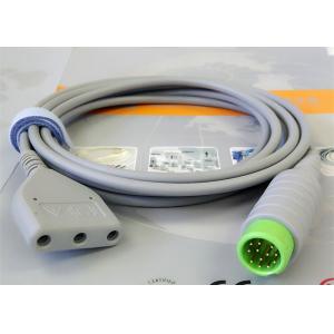 China Compatible 12 Pin ECG Monitor Cable , Patient ecg trunk cable For Hospital wholesale