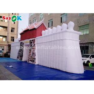 China ROHS Custom Inflatable Products  ,  Commercial LED Inflatable Rock Wall For Outdoor Display supplier
