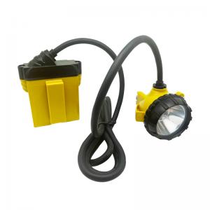 China IP68 3.7V LED Mining Lamps With Cable Rechargeable Battery 25000lux Headlamp supplier