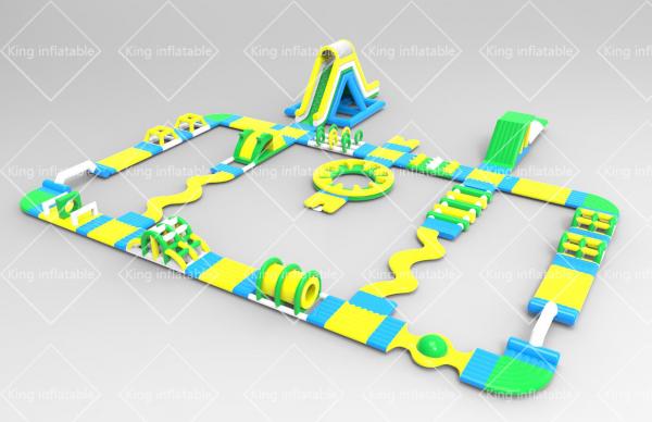 2021 Bespoke Design New Aqua Park Inflatable Floating Water Park With Obstacle