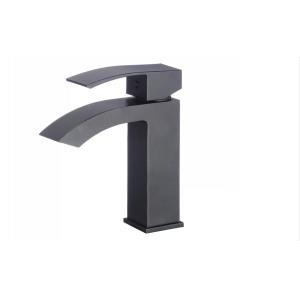 Torneira Brass Sanitary Ware Water Tap Hot And Cold Water Mixer For Wash Basin Matte Black