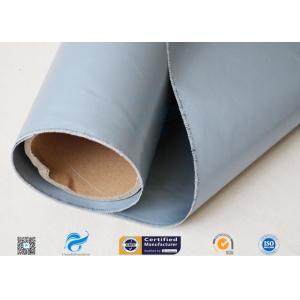 China 300g Grey Silicone Coated Fiberglass Fabric / Cloth For Welding Splash Shield supplier