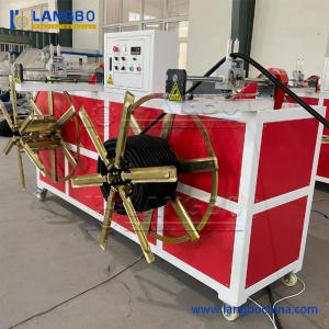 China プラスチック HDPE PE PVC PP 二重単壁波形 Dwc パイプ チューブ ホース 押出製造製造機械 wholesale