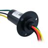China 4 Way 30A High Power Slip Ring Cap Type Conductive Slip Ring Integrated Flange Structure wholesale