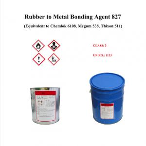 Rubber To Metal Bonding Adhesive 827 Black liquid