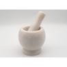 China Round Stone Mortar And Pestle Natural Solid Granite Herb Grinding wholesale