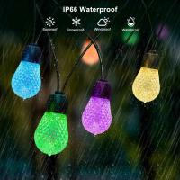 China IP65 Waterproof RGB String Light Outdoor Shatterproof 48FT Dimmable on sale