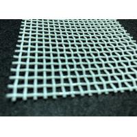China White Blue Plain Weave Square Hole Polyester Mesh Belt 0.1m-25m Long on sale