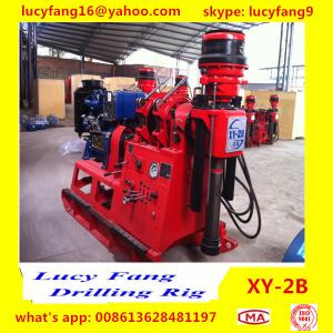 China China Deutz Engine Thailand Popular XY-2B  Skid Mounted Geotechnical Core Drilling Rig With SPT Equipment supplier