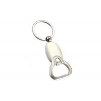 China Silver Metal Key Holder Keyring Bottle Opener Keychain on sale