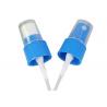 Customized PP Mini Mist Sprayer , Plastic Pump Sprayer For Bottles Blue Color