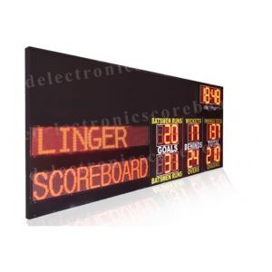 China Multi Functions Led Electronic Scoreboard Outdoor Indoor Type 110V ~ 250V supplier