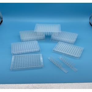 Pointed Bottom Deep Well PCR Plates 96 Well Transparent Magnetic Sleeve