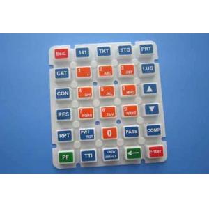 China Silk Screen Printing Custom Silicone Rubber Keypads For Remote Control Units supplier