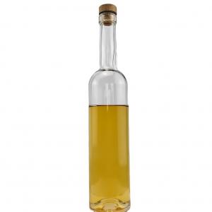 Clear Mini Miniature Glass Bottle 30ml 40ml 50ml 100ml Round Shape Shandong Cork Cap
