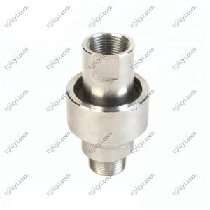 China Stainless steel 304 high pressure swivel joint for hydraulic oil and water BSP threaded connection supplier