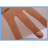 China Pure Copper Metal Wire Mesh Sheets Square Hole Bending Selvage For Shielding wholesale