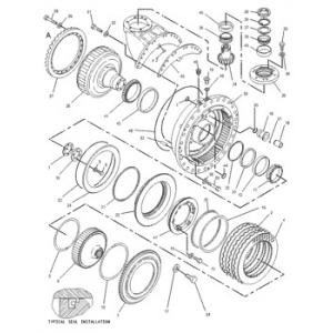 0R-1697 Ring 0R1697 Piston Liner Kit Engine 6Y-3986 Cylinder Liner 6Y3986 Piston