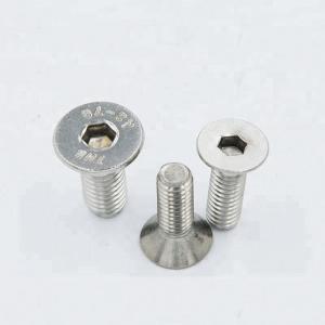 ANSI B18.3 Stainless Steel Hex Drive Flat Socket Cap Screw 8 - 32 X 3/8"