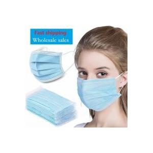 Anti Virus Disposable Mouth Mask , Lint Free Standard Earloop Face Mask