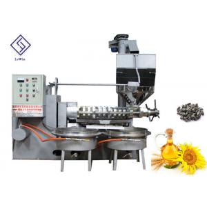 Alloy Steel Sunflower Seeds Industrial Oil Press Machine For Pure Healthy Oil