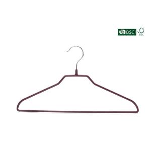 China Betterall New Outdoor PVC Coated Red Brown Wire Hanger For Drying Clothes supplier