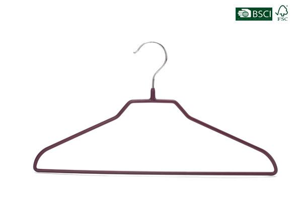 Betterall New Outdoor PVC Coated Red Brown Wire Hanger For Drying Clothes