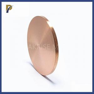 Diameter 2 Inch Molybdenum Copper Alloy Disc Heat Sink Copper Molybdenum Alloy Electrical And Thermal Conductivity