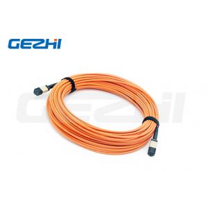 China 24F MPO(Female) - MPO(Female) 3.0mm LSZH Fiber Optic Patch Cord / Trunk Cable supplier