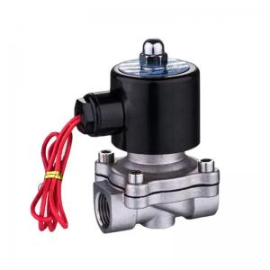 China DC12V AC220V Stainless Steel Water Gas Solenoid Valve 2 Way Normal Closed Mini Valve supplier