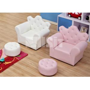 Lovely Upholstered Kids Foldable Couch , Toddler Sofa Chair Beautiful Looking