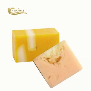 China Nature Facial / Body Cleansing Bar Soap , Handmade Lemon Soap Shape Custom supplier