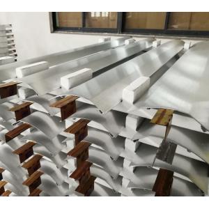 China Brushed Anodizing Aluminum Extrusion Profiles Products For Air Conditioner Panel supplier