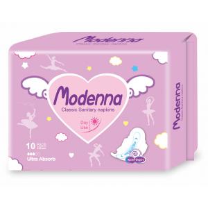 Absorbent Sanitary Napkins Organic Soft Breathable Sanitary Pads  With Wings