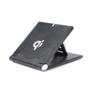 China Foldable Qi Compatible Wireless Charging Pad For Android / IOS , Black Color supplier