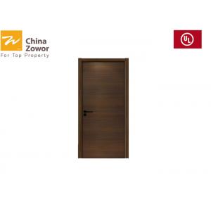 Single Leaf Primer Finish Wood Fire Door With Steel Frame/ Customized Size/ 1 Hour Fire Rated Door