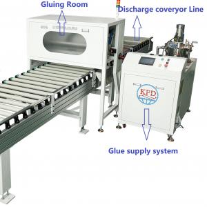 China 220V Sandwich Panel Glue Spray Machine PU Spreader Pur Dispensing Machine Glue Applicator supplier