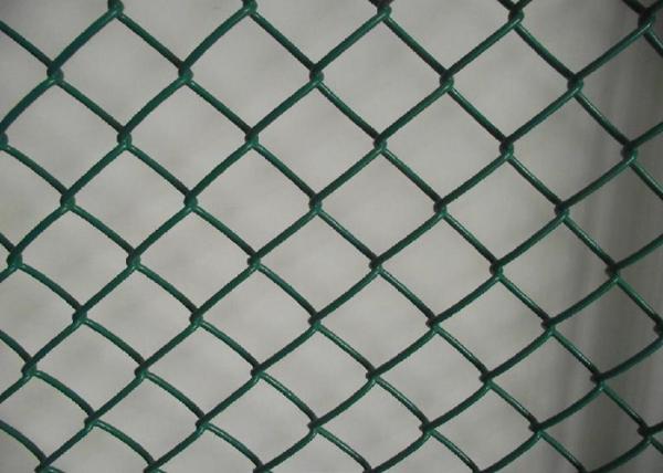 2'' Aperture Dark Green Chain Link Security Fence Roll For Outdoor Fencing