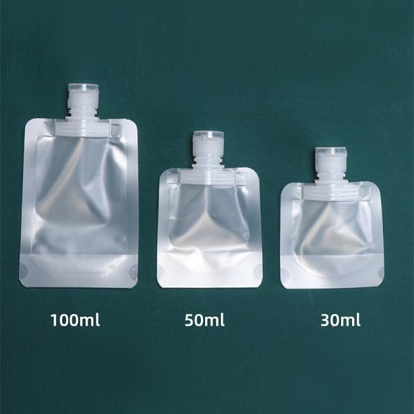 Lightweight Tea Spout Pouch With Cap Packaging Solution Safe Transportation  For Liquid