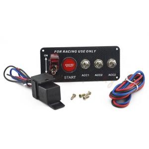 China 30A Universal Racing Switch Panel For Car , Toggle Starter Switch supplier