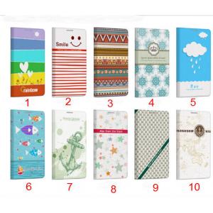 New Arrival Fashion Design Colorful PU Flip Leather Cover Case For Huawei Ascend P6