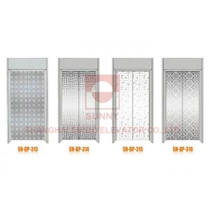 Mirror / Etched Elevator Cabin Decoration Elevator Door System