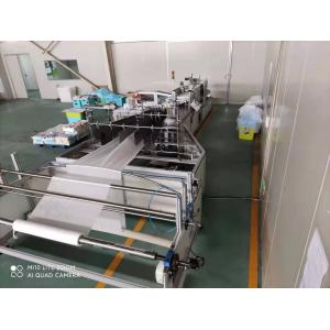 automatic bed sheet folding machine for sale Spunlace Nonwoven Fabrics 1600KG 9.5KW