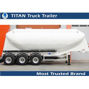 China Cement food powder tanker trailer for bulk carbon black 50000liters 3 axles supplier