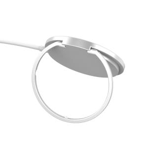 China Sução poderosa da estação sem fio magnética rápida do carregador da carga com o adaptador do paládio 20W supplier