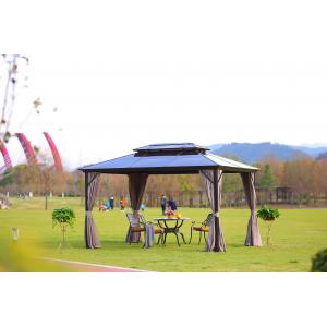 China Post 76×76MM 3*4 Rust Proof Polycarbonate Roof Gazebo supplier