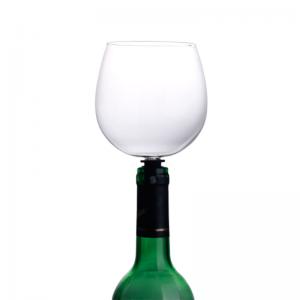 Borosilicate 16oz Wine Glass , Topper Drink Straight Wine Tasting Glasses