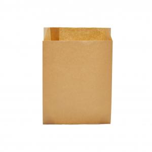 3 1/2" X 1 1/2" X 9" Plain Paper Hot Dog Bag Disposable