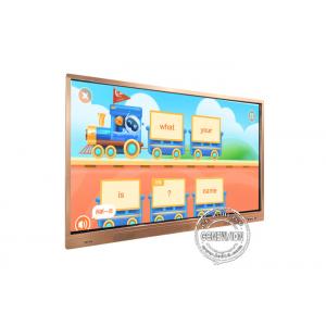 China 75 Inch Dual System Smart Board Touch Screen IR Interactive Whiteboard supplier